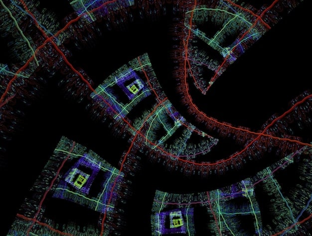 An abstract representation of algorithmic bias, showing a series of filters that skew or distort the information passing through them. The image should convey the idea that algorithms can unintentionally perpetuate existing social inequalities if not carefully designed and tested.