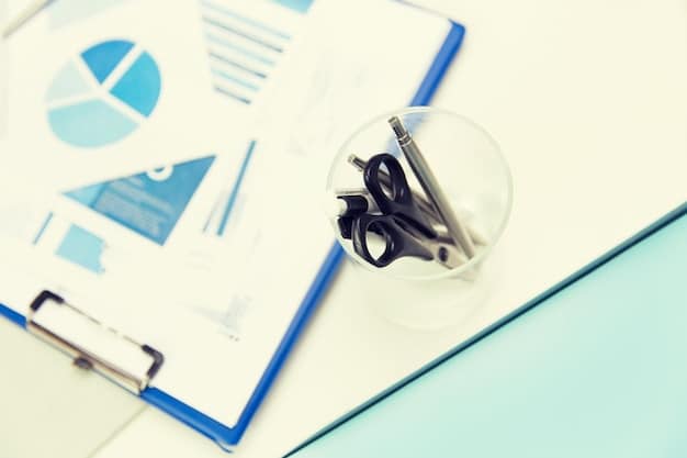 A close-up shot of a magnifying glass over a document with financial charts and legal clauses visible. The focus is on detail, precision, and the importance of scrutiny in financial matters.
