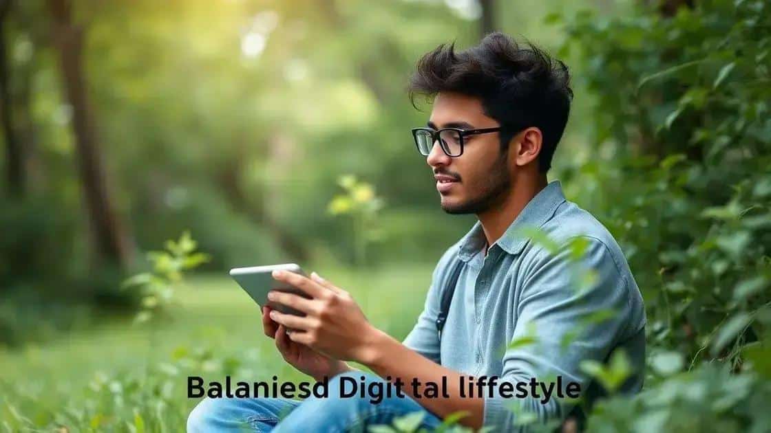 Creating a balanced digital lifestyle