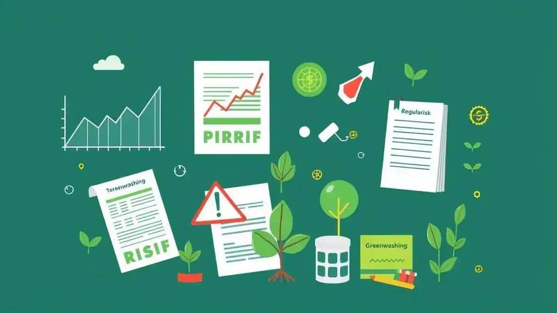 Challenges and risks of green investments