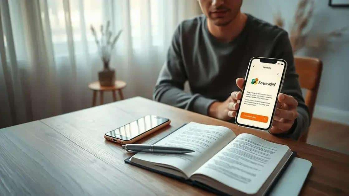 Tips for effectively using stress management apps