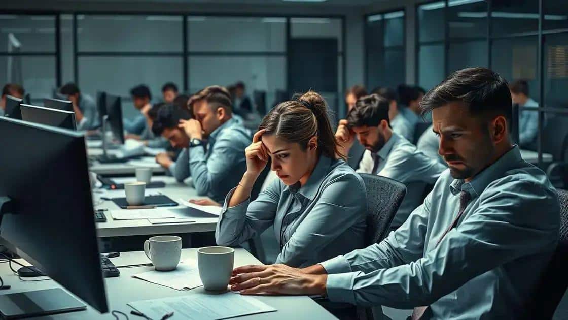 Signs and symptoms of burnout