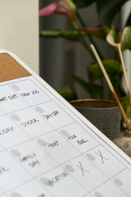 A close-up of a smartphone displaying a calendar app with clearly marked 