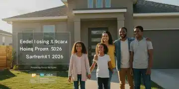 Navigating 2026 Federal Housing Assistance Programs: A 3-Month Plan Family smiling in front of their home, representing federal housing assistance success