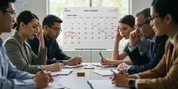 US professionals discussing burnout prevention strategies in early 2026