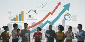 People discussing housing policy changes with a positive outlook