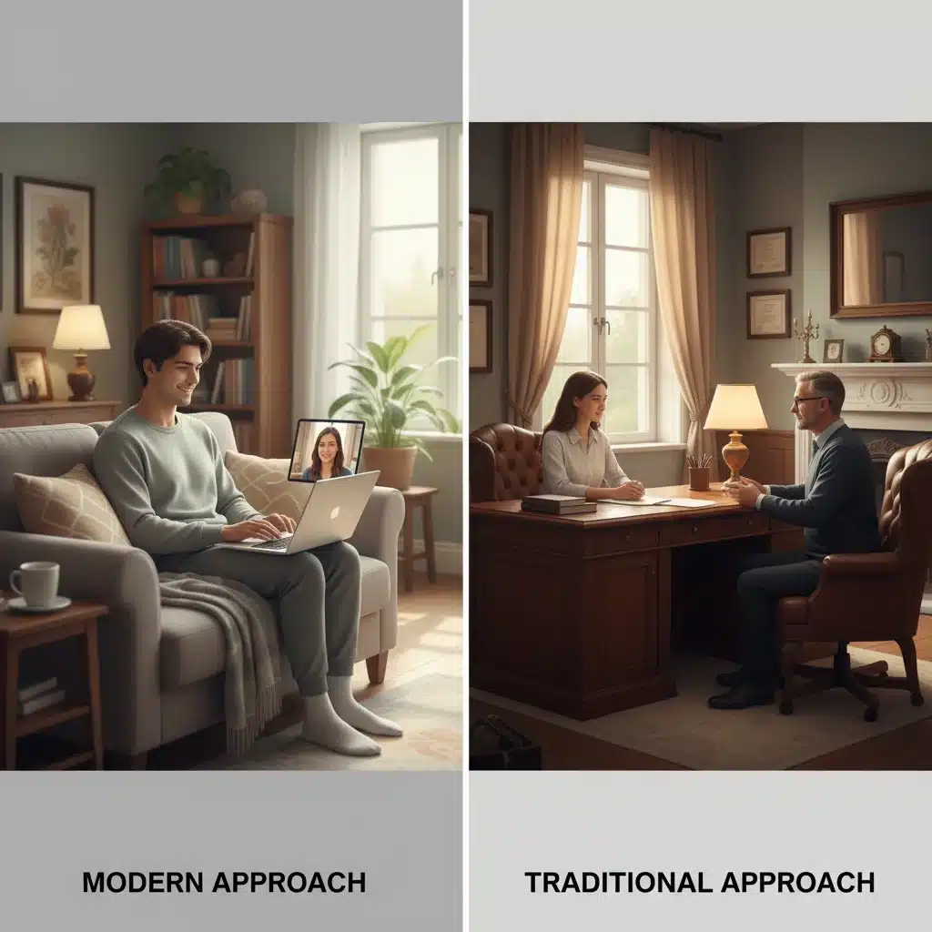 Telehealth vs In-Person Therapy: Efficacy & Access in 2026