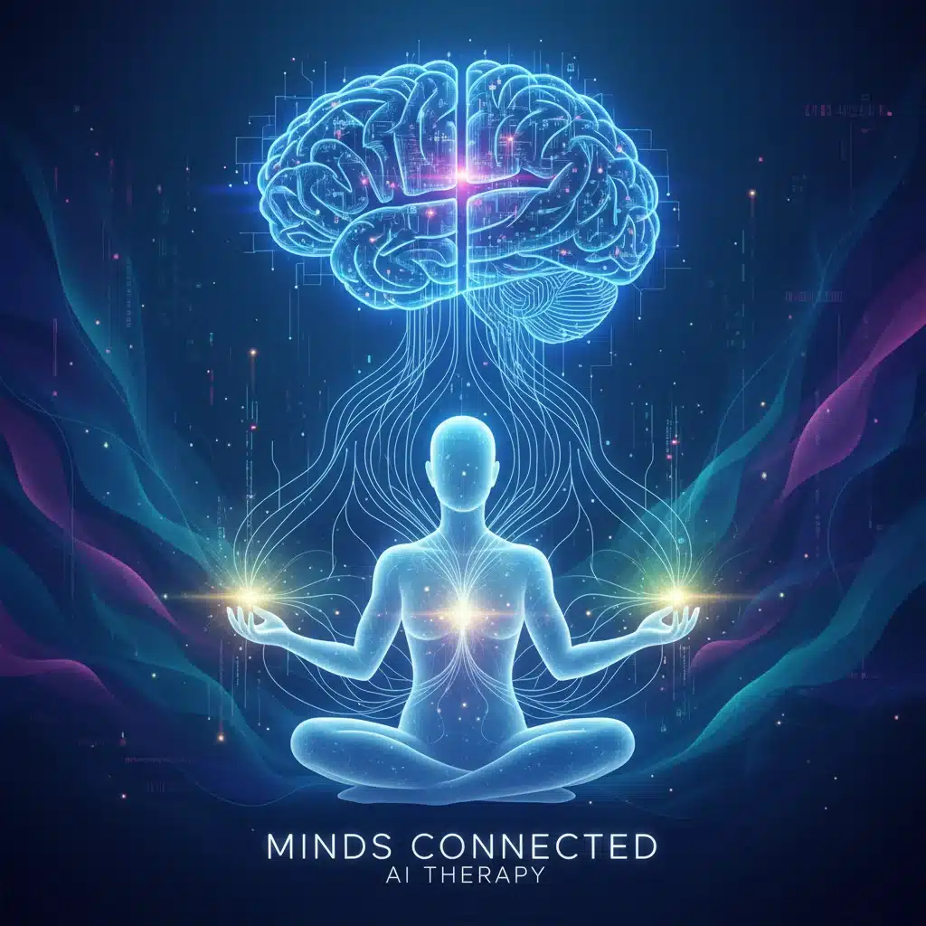 AI and human connection in virtual mental health.