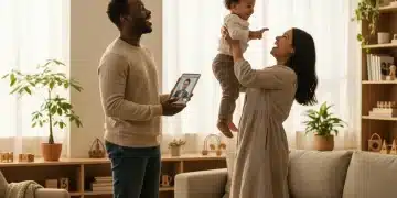 Permiso Parental 8 Semanas 2026: Guía Completa para Padres Familia feliz disfrutando de tiempo juntos gracias al permiso parental de 8 semanas.
