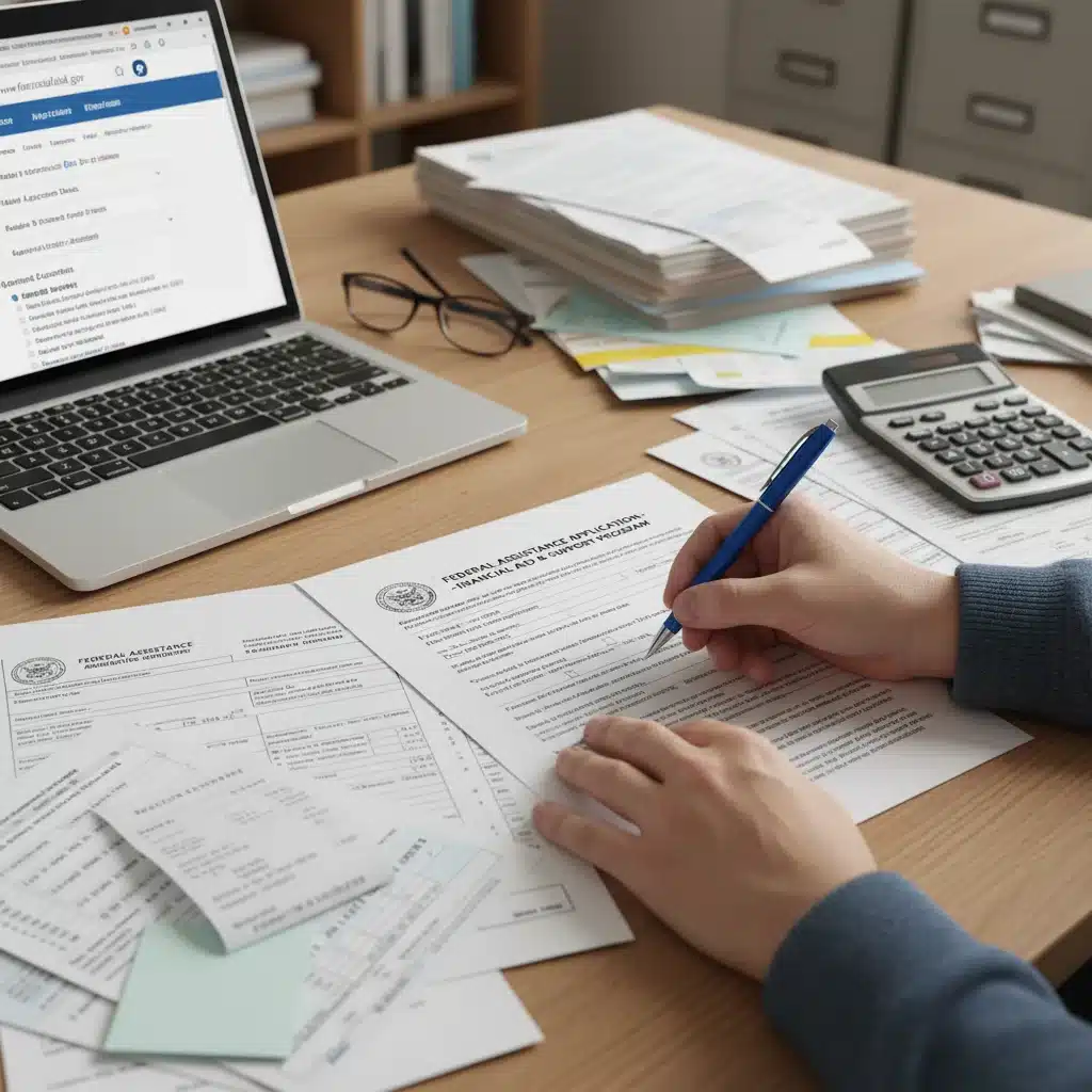 Persona rellenando formulario de solicitud para el Cheque Familiar 2026.